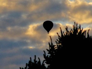 Balloon silhouette        