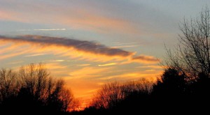 Sunset March 18, 2015                         
